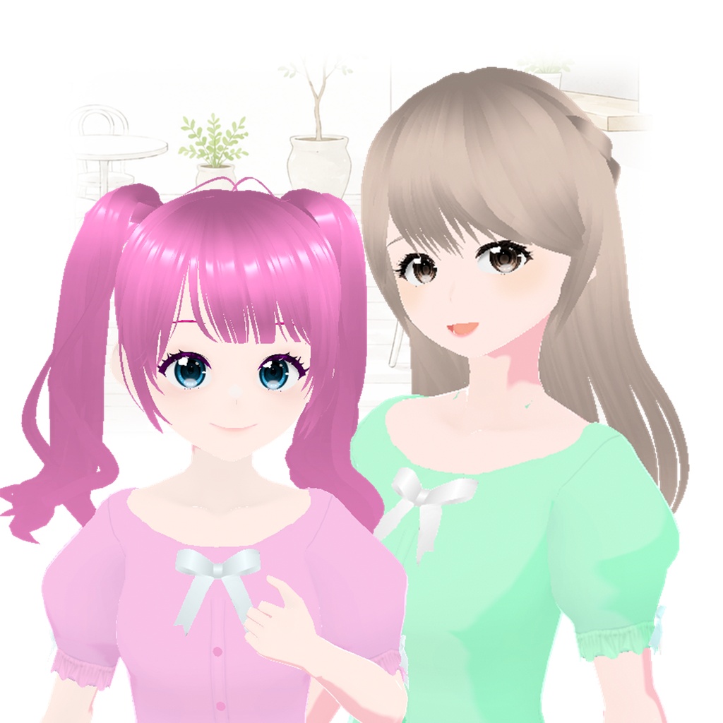 夏ふんわりコーデ(ピンク&ライム)| Summer Soft Outfit (Pink & Lime)