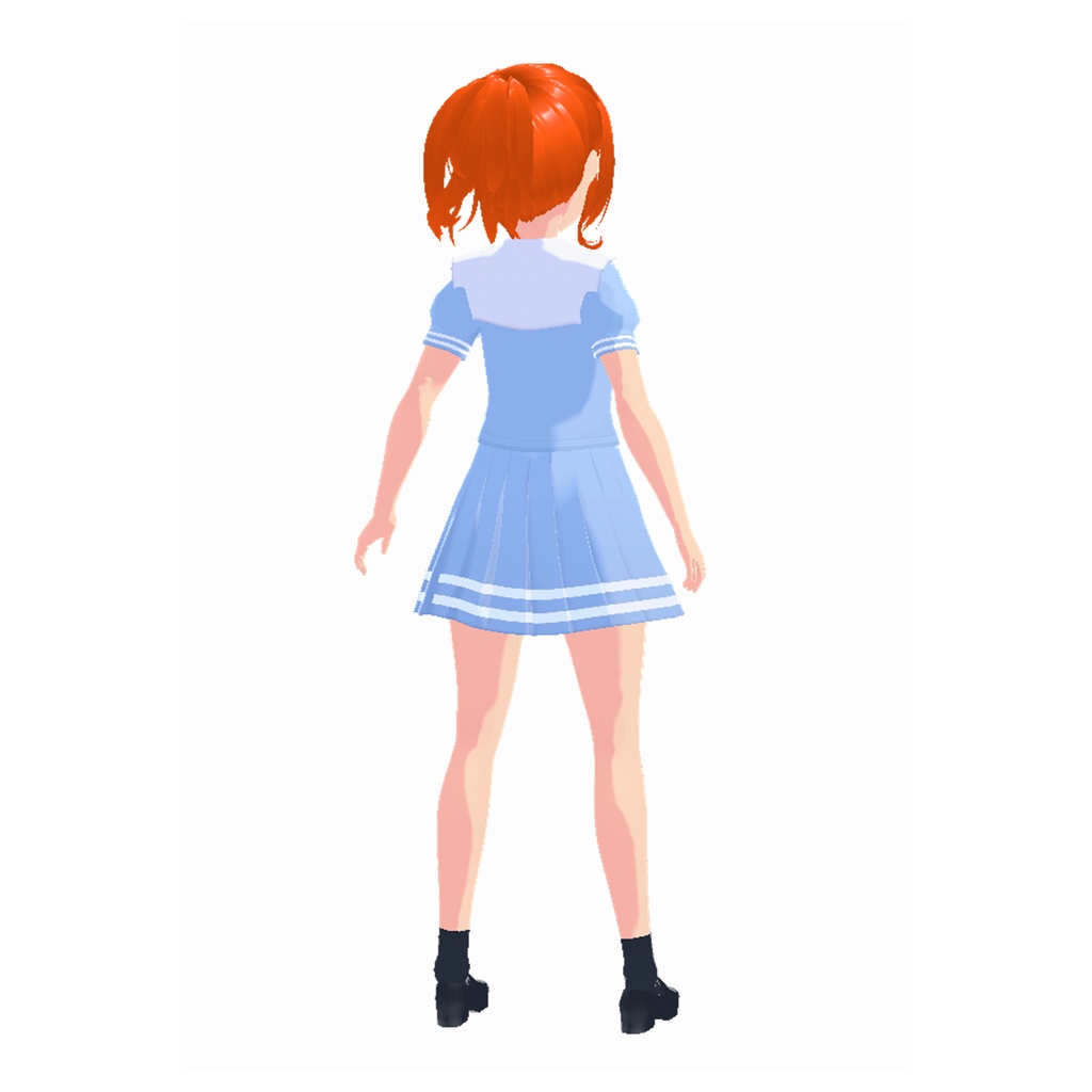 夏制服(セーラー、水色)|Summer Sailor Uniform (Light Blue)