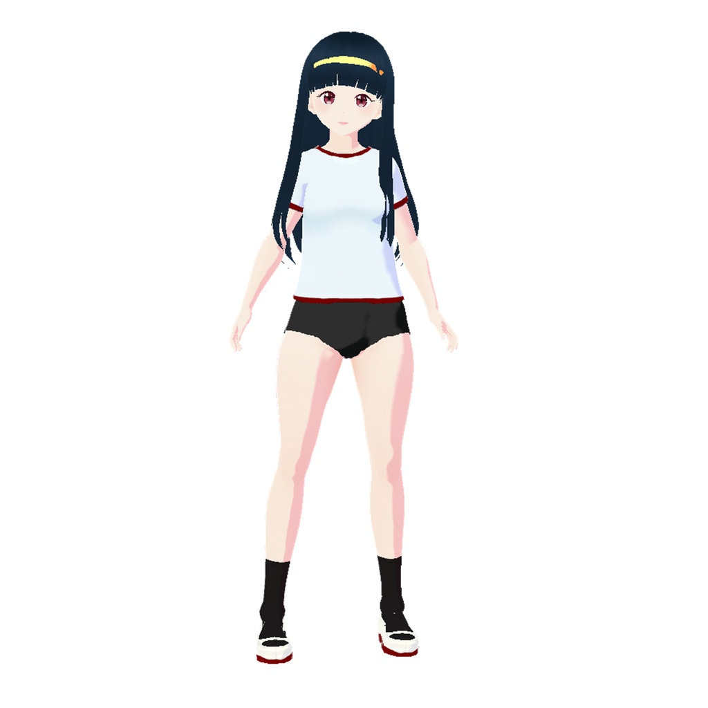 体操服(白黒)|Gym Uniform (White & Black)