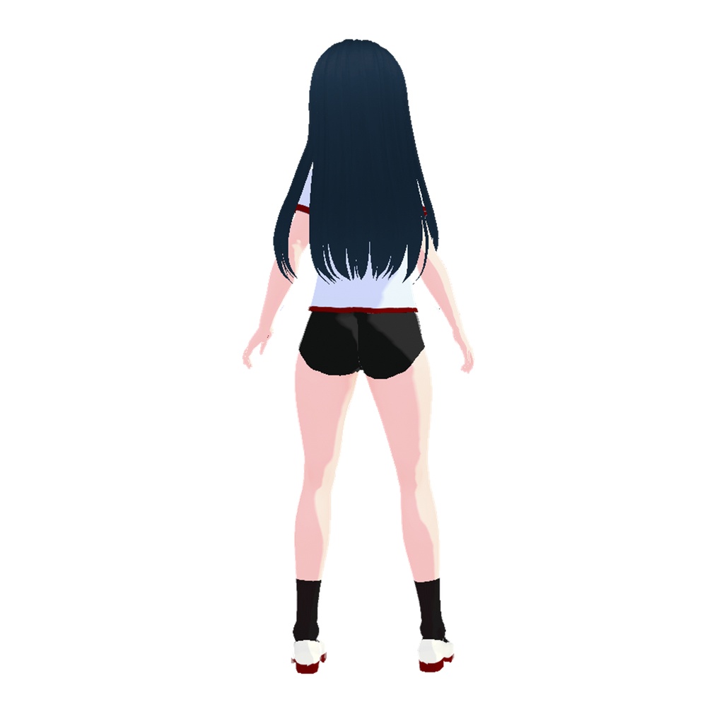 体操服(白黒)|Gym Uniform (White & Black)