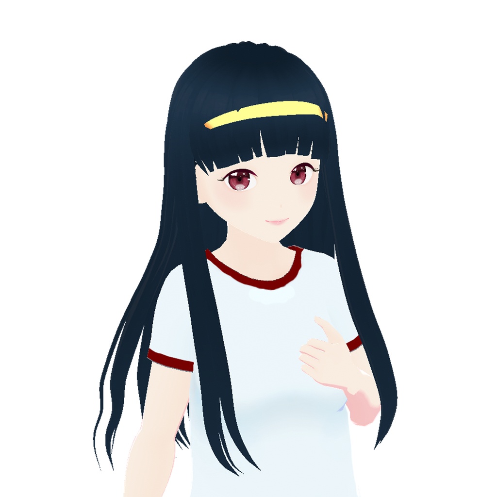 体操服(白黒)|Gym Uniform (White & Black)