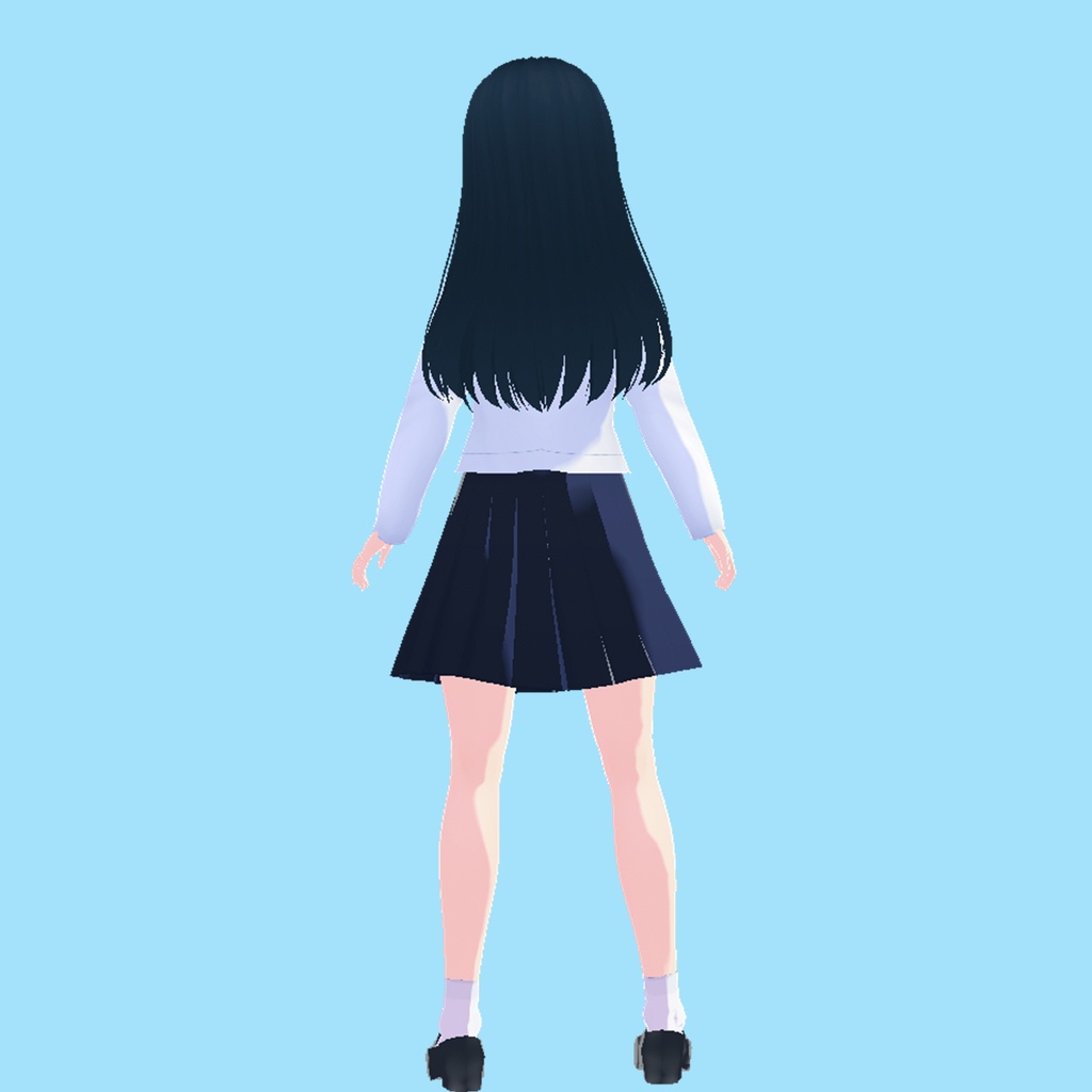 セーラー服(水色リボン)|Sailor Uniform (Blue Ribbon)