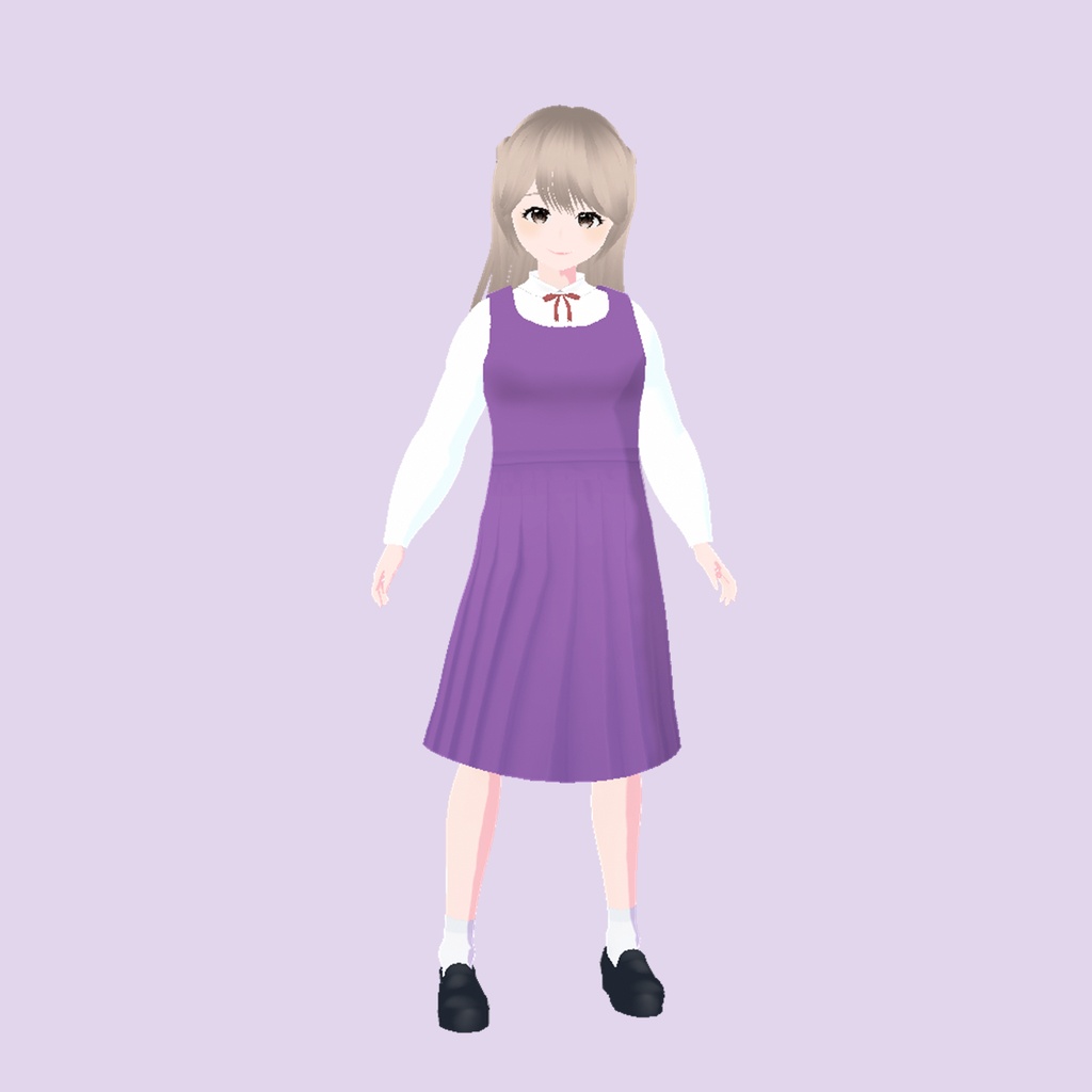 制服(ジャンパースカート、パープル)
