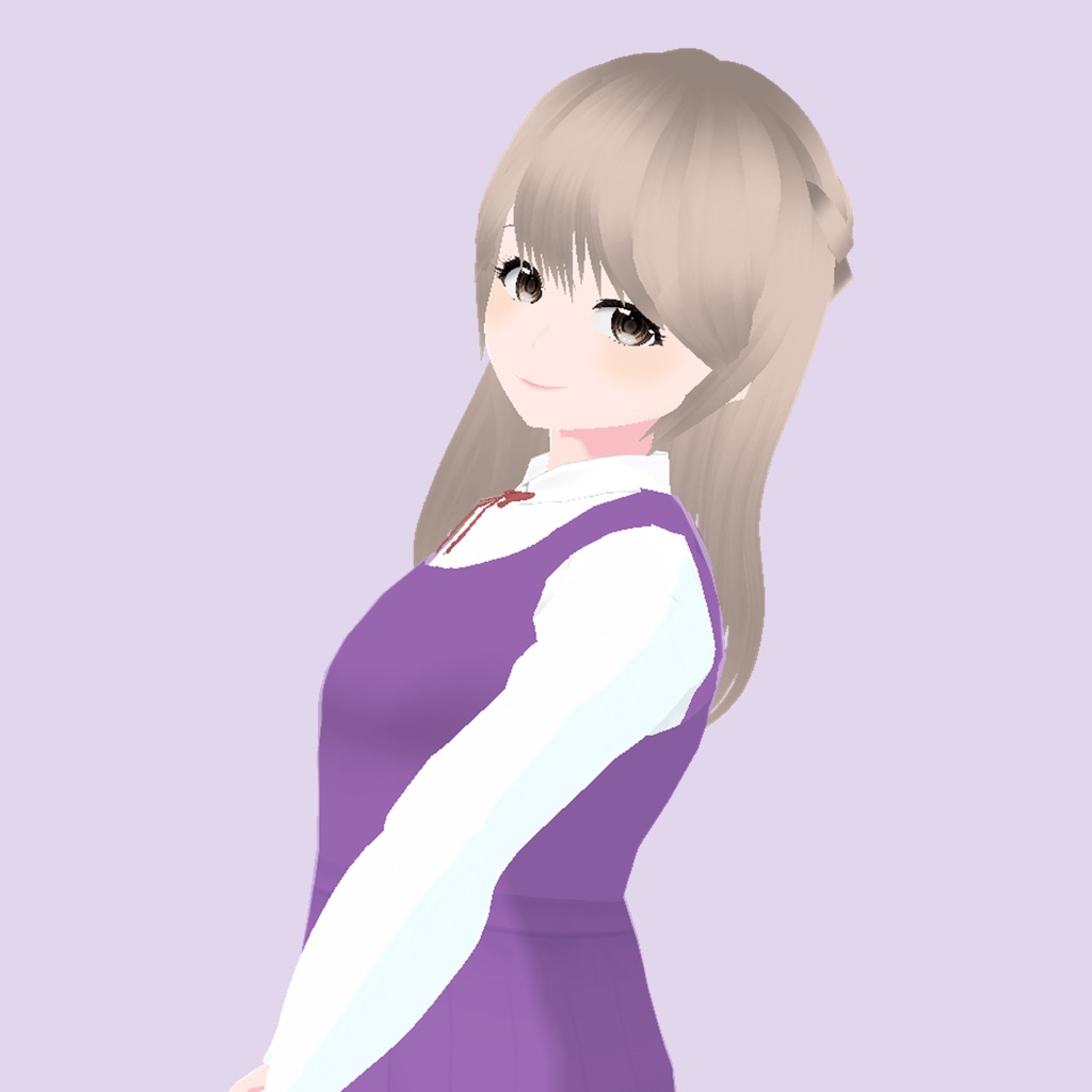 制服(ジャンパースカート、パープル)