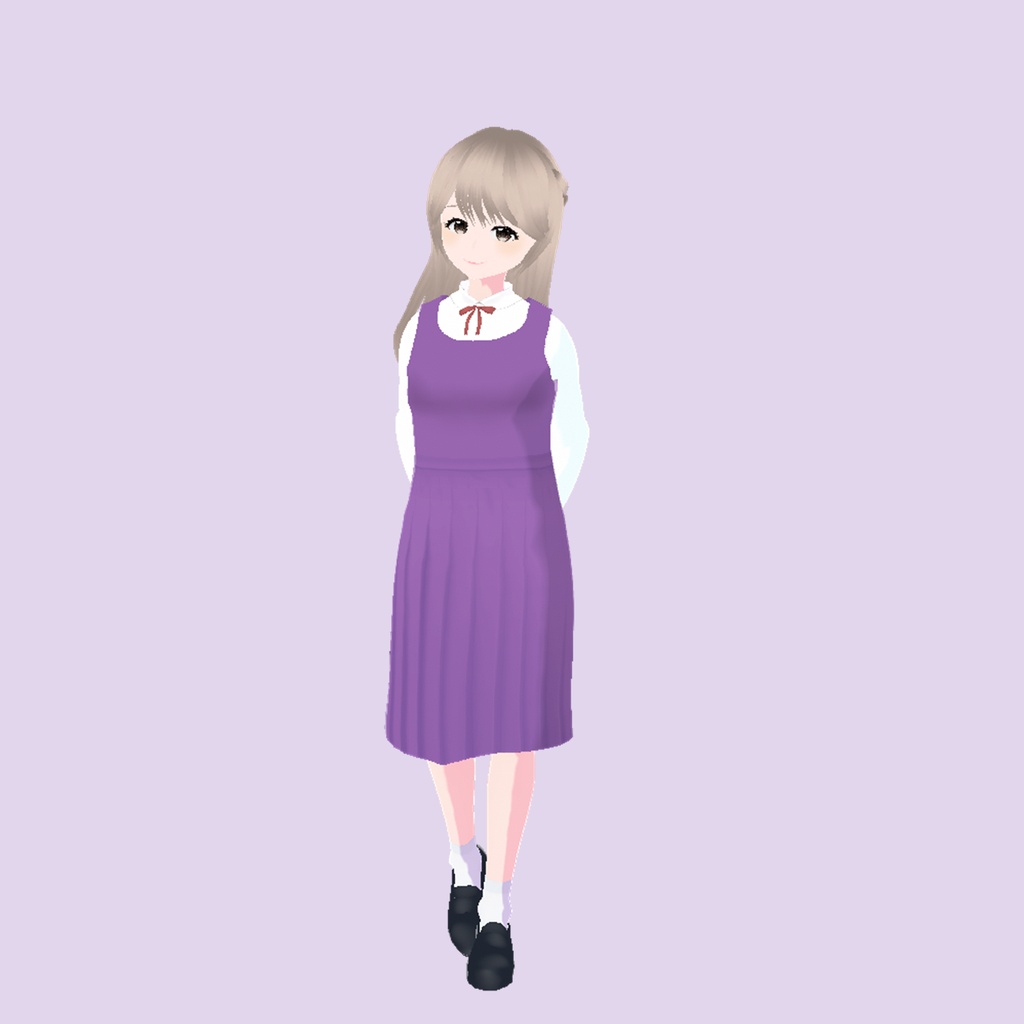 制服(ジャンパースカート、パープル)