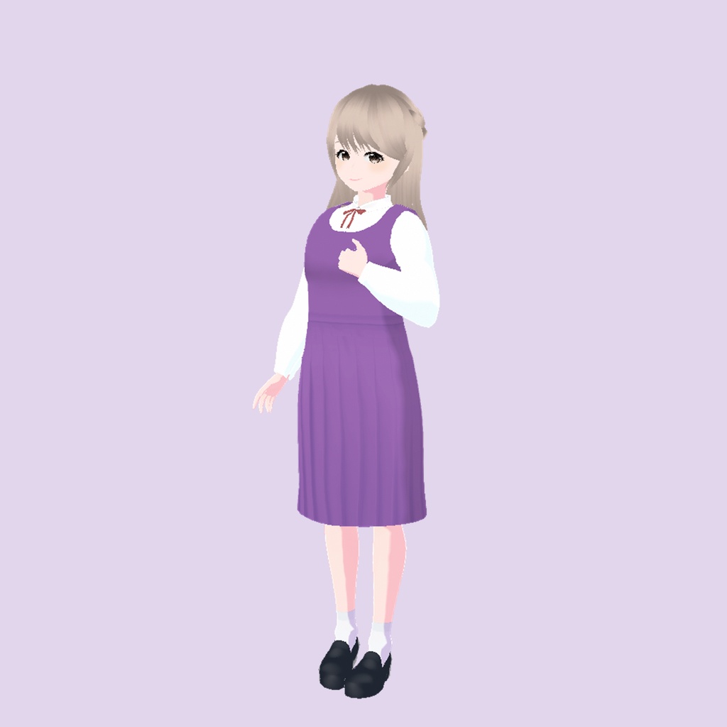 制服(ジャンパースカート、パープル)