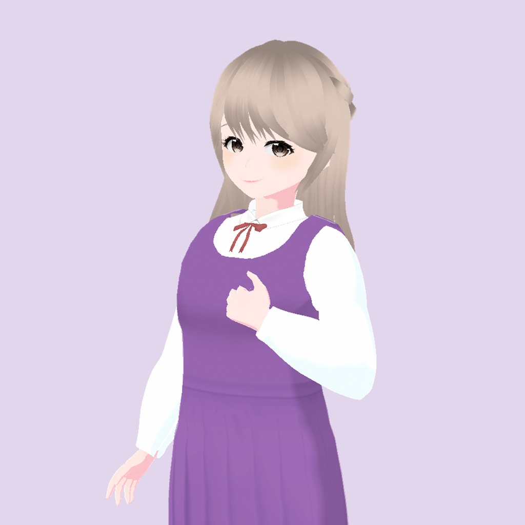 制服(ジャンパースカート、パープル)