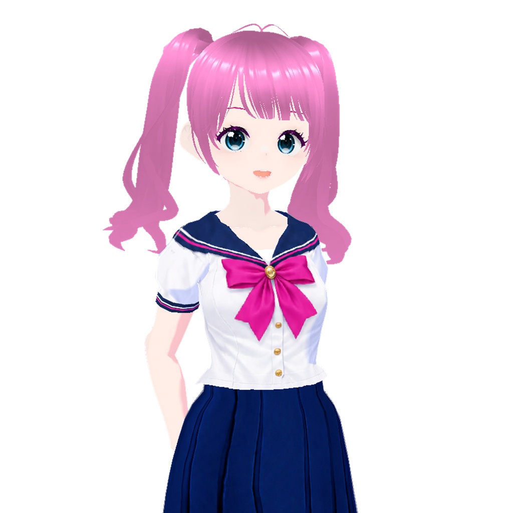 セーラーフリル(オレンジ・ピンク)|Sailor Frill Outfit (Orange & Pink)