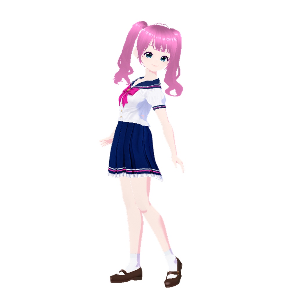 セーラーフリル(オレンジ・ピンク)|Sailor Frill Outfit (Orange & Pink)
