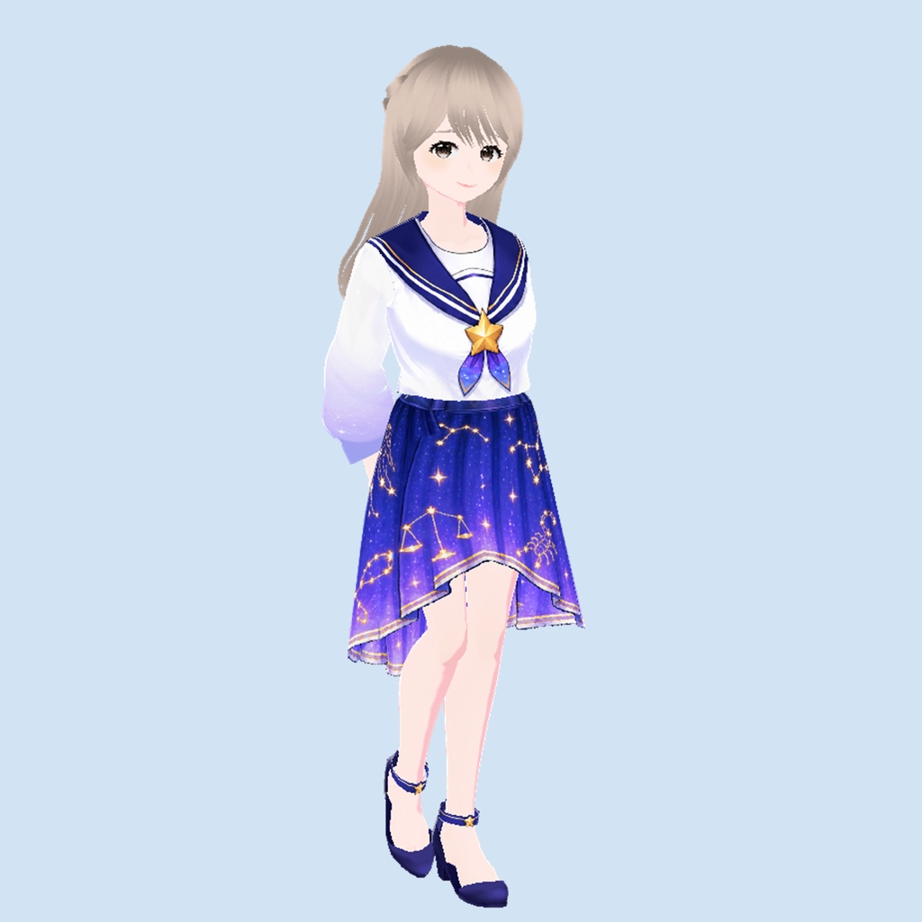 セーラードレス・星の乙女|Zodiac Sailor Dress【VRoid】