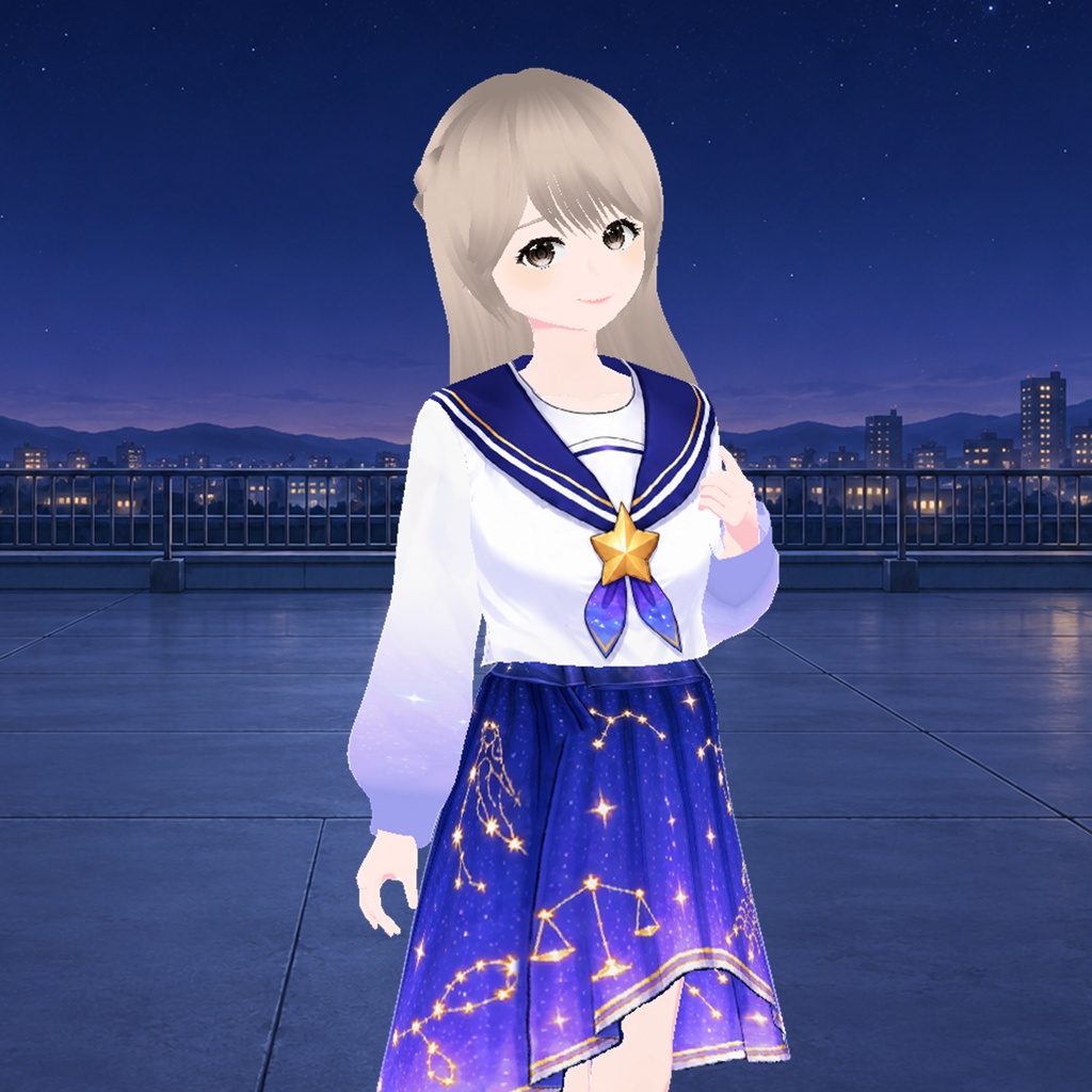 セーラードレス・星の乙女|Zodiac Sailor Dress【VRoid】