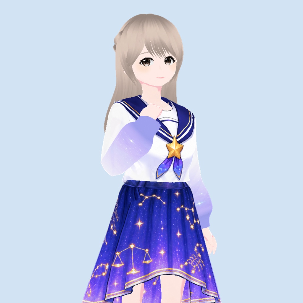 セーラードレス・星の乙女|Zodiac Sailor Dress【VRoid】