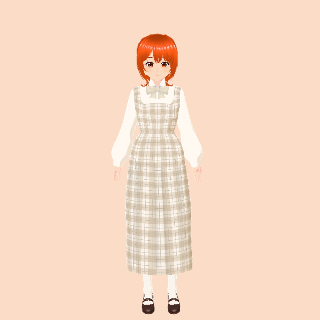 ジャンスカ(ミルクティー)|Jumper Skirt (Milk Tea)