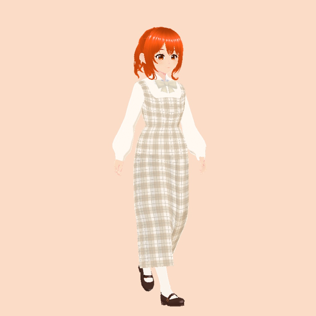 ジャンスカ(ミルクティー)|Jumper Skirt (Milk Tea)