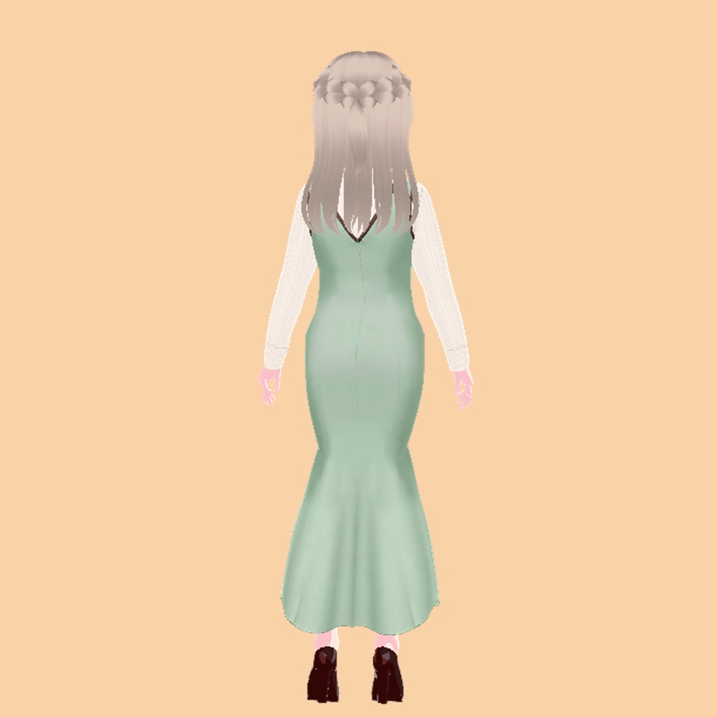 マーメイドワンピ(ミント)|Mermaid Dress (Mint)