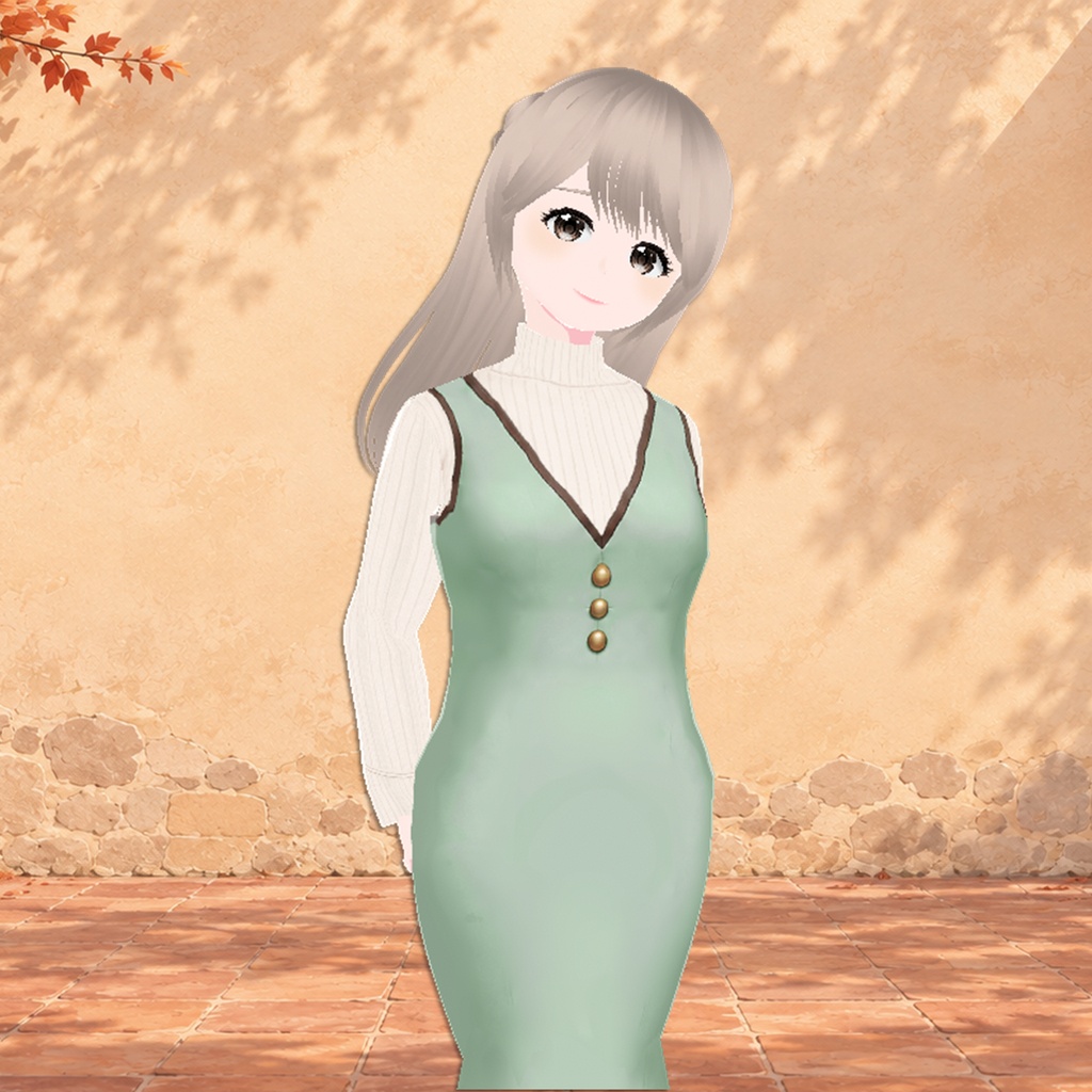 マーメイドワンピ(ミント)|Mermaid Dress (Mint)