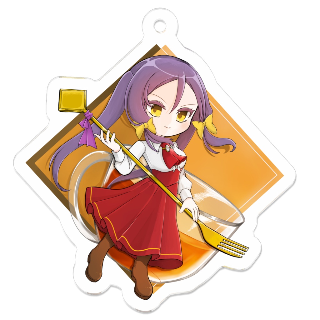 紫王麗良のアクキー