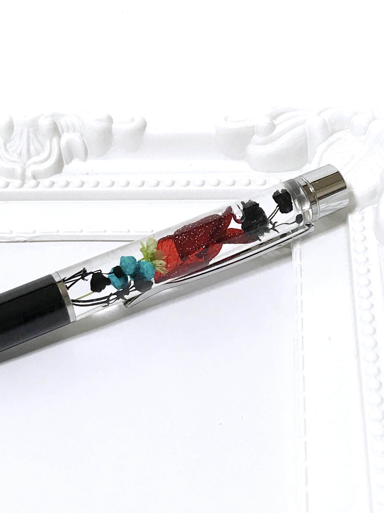 固形オイルのハーバリウムボールペン【刀剣乱舞】