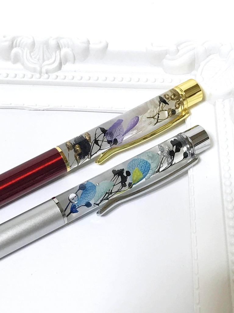 固形オイルのハーバリウムボールペン【刀剣乱舞】