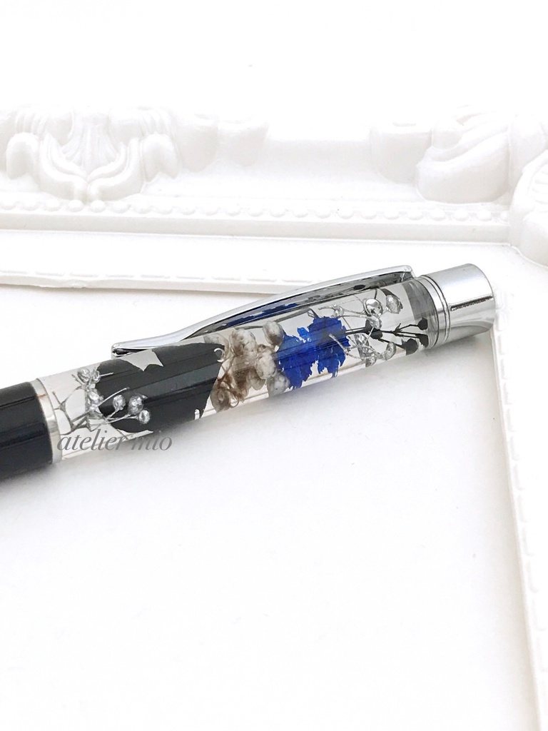 固形オイルのハーバリウムボールペン【刀剣乱舞】