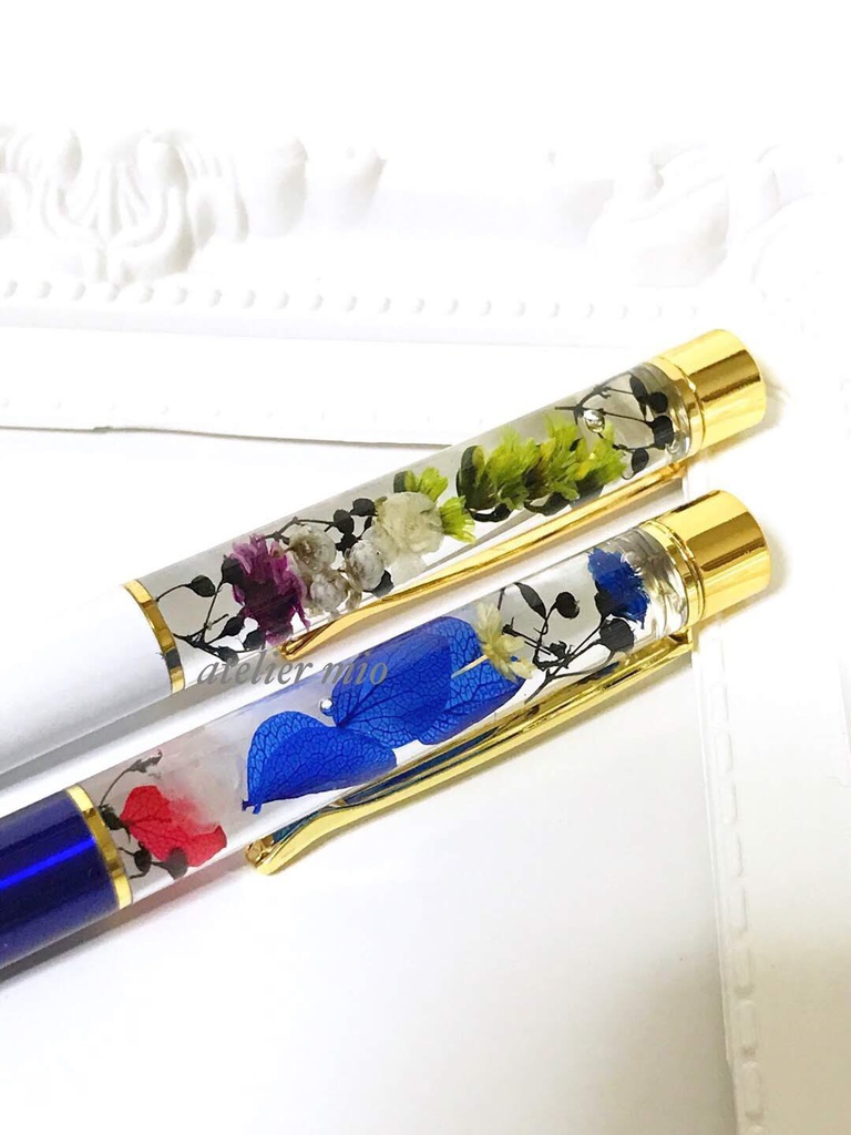 固形オイルのハーバリウムボールペン【刀剣乱舞】