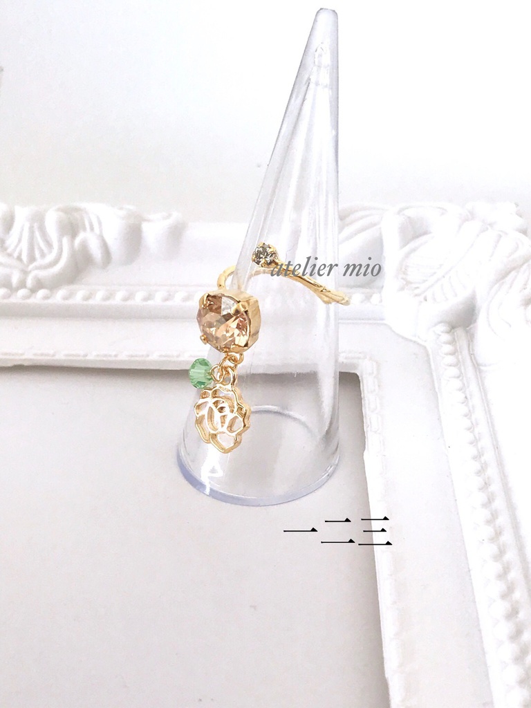 Swarovski Fork Ring【hypnosismic】