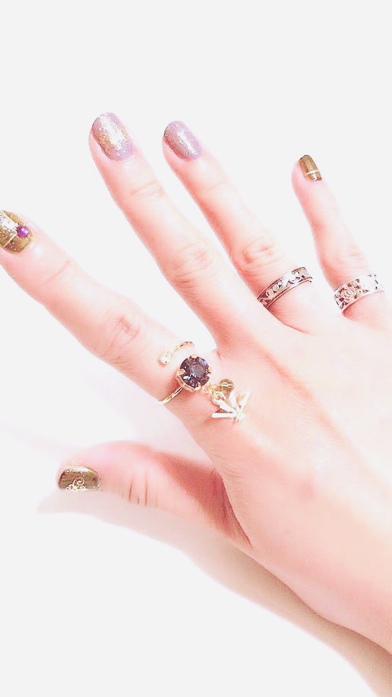 Swarovski Fork Ring【hypnosismic】