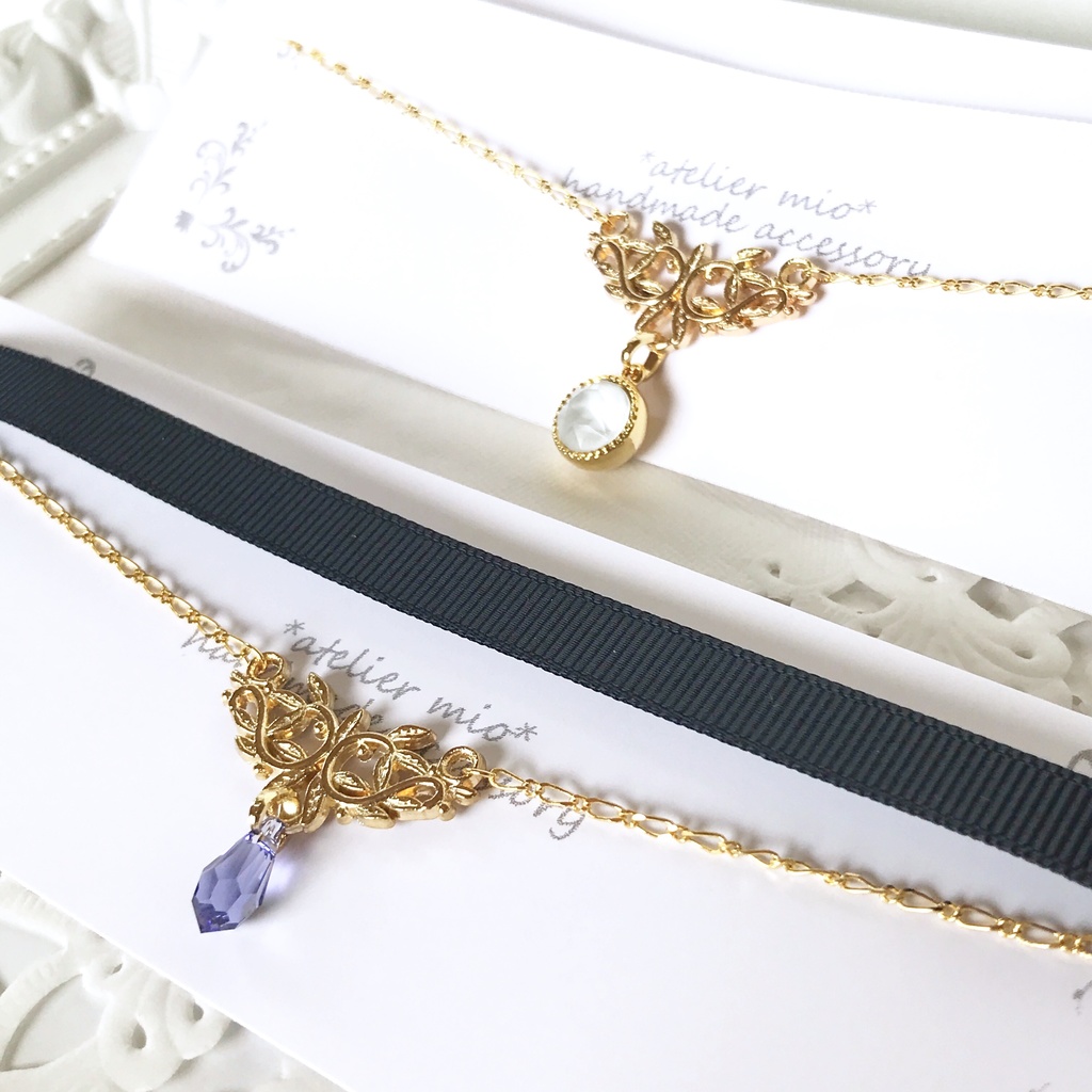 ひと粒石/寄せ石座のチョーカー【刀剣乱舞】