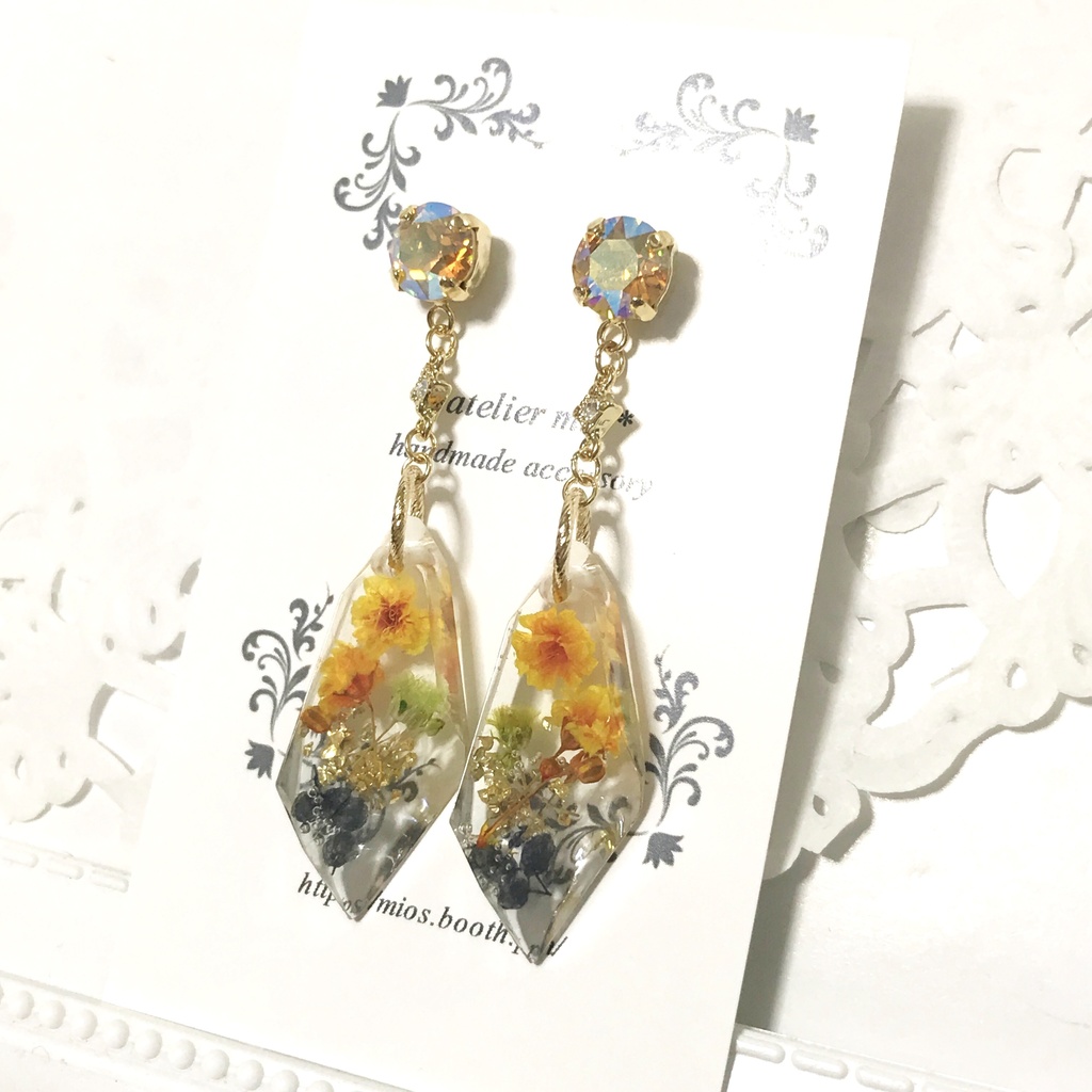 Flower Crystal Ear Accessory【Hypnosismic】