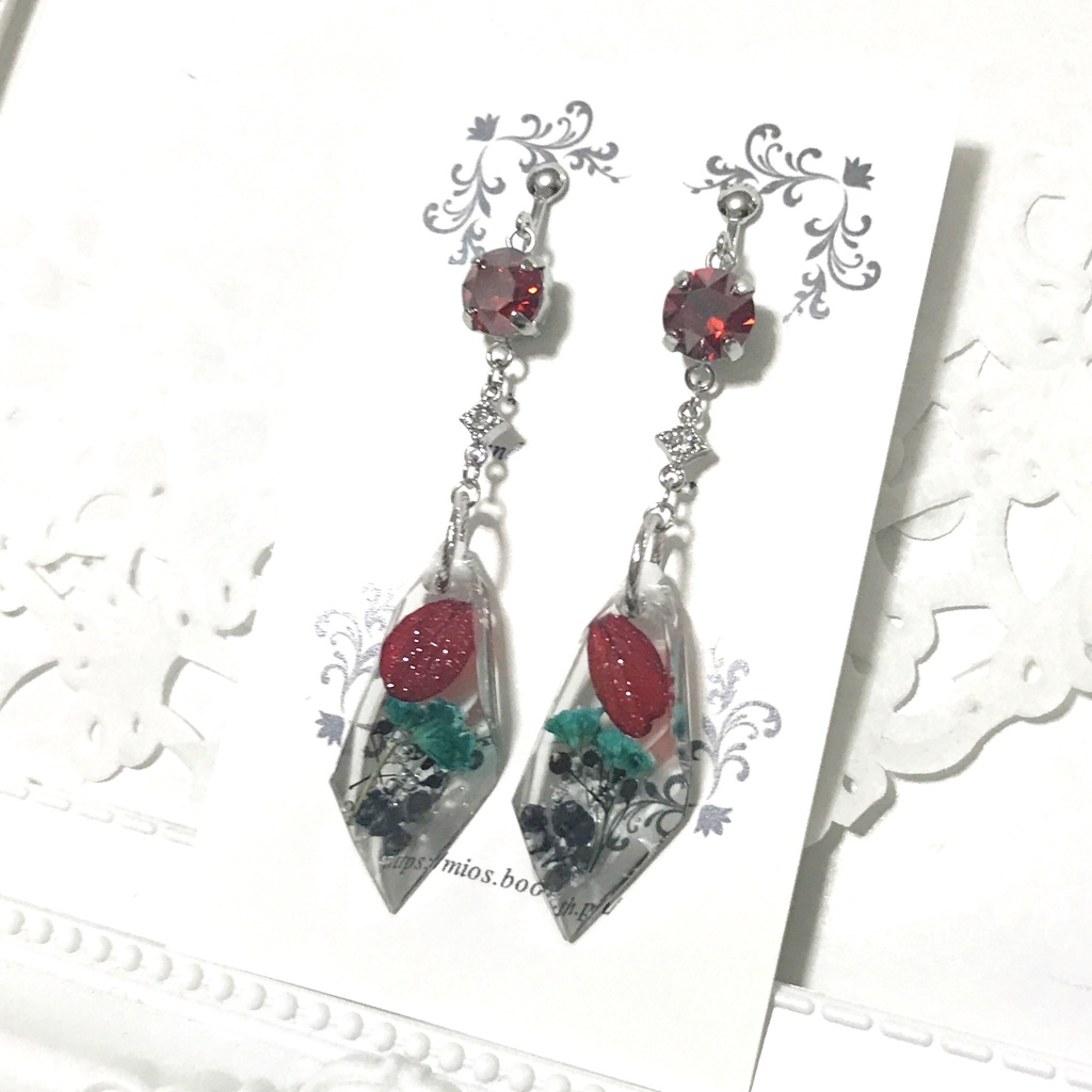 Flower Crystal Ear Accessory【Hypnosismic】