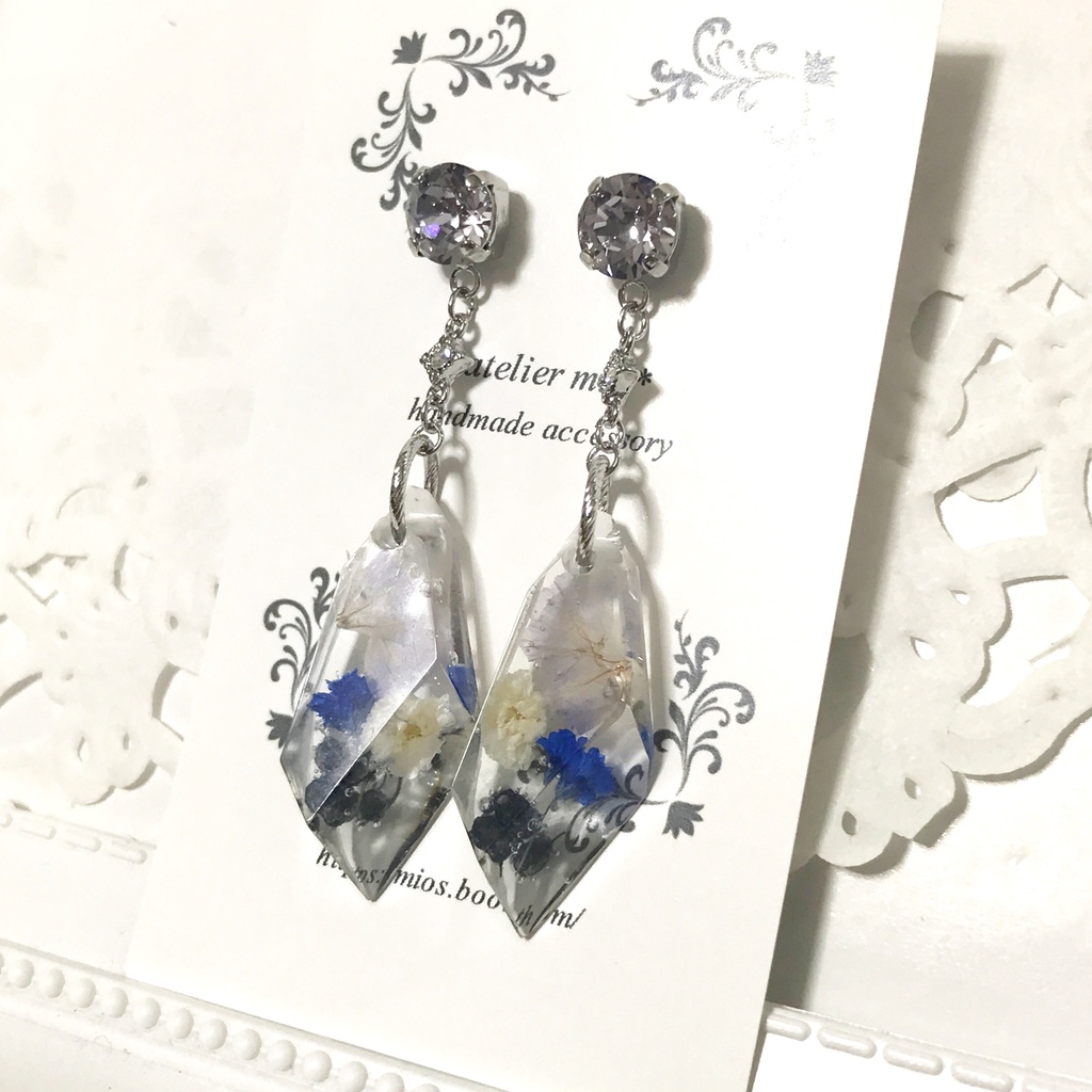 Flower Crystal Ear Accessory【Hypnosismic】