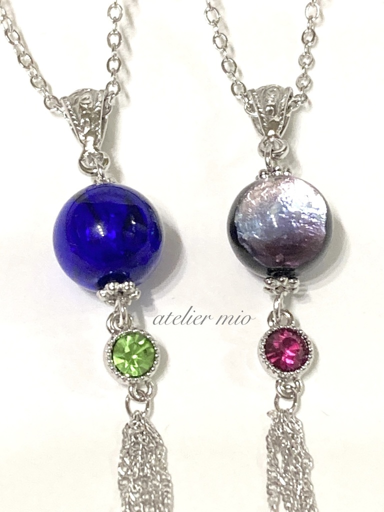 ベネチアンガラスビーズのネックレス【刀剣乱舞】