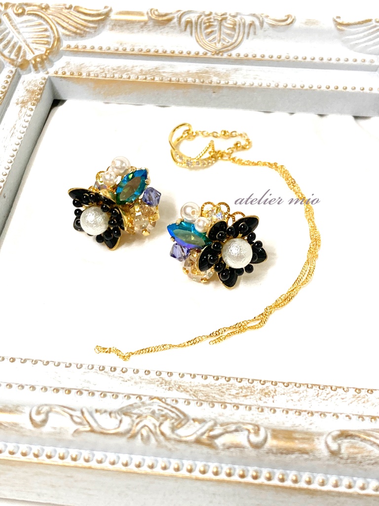 フラワービジュー耳飾り【刀剣乱舞】