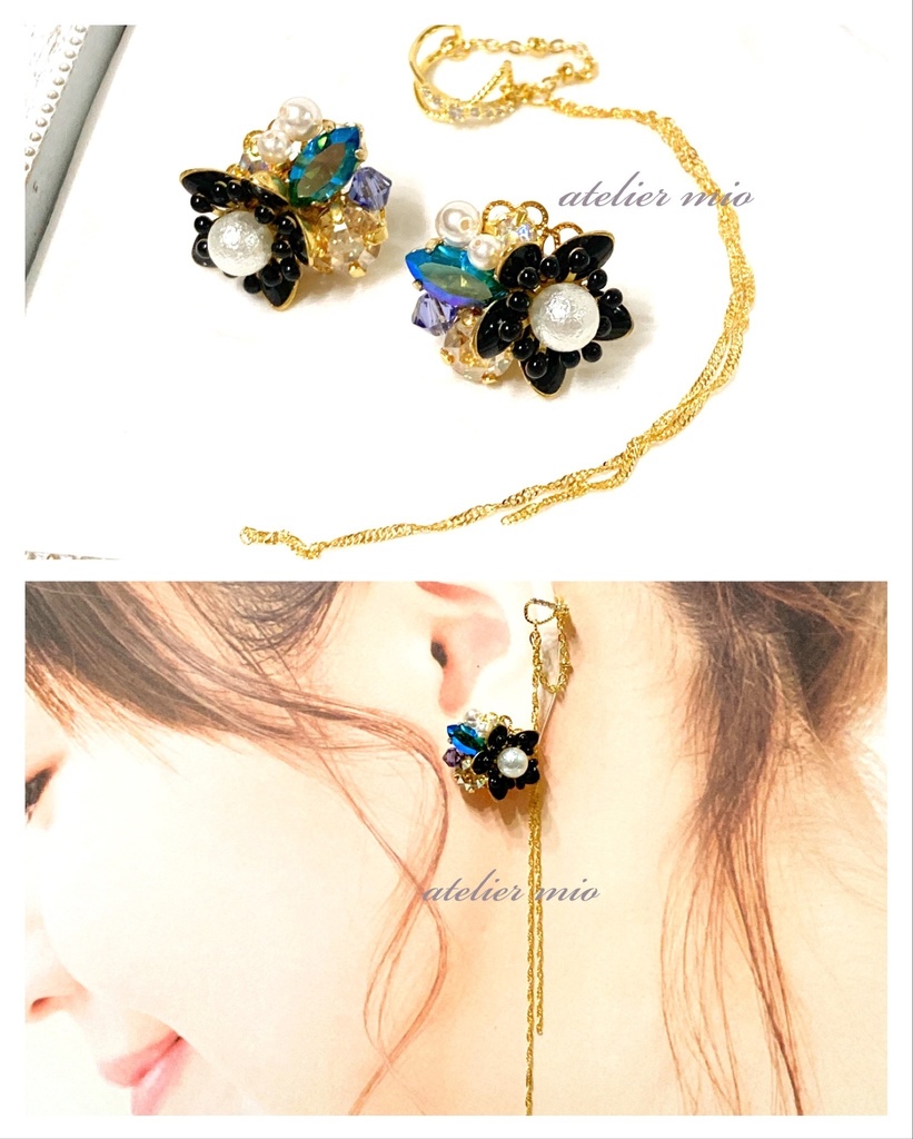 フラワービジュー耳飾り【刀剣乱舞】