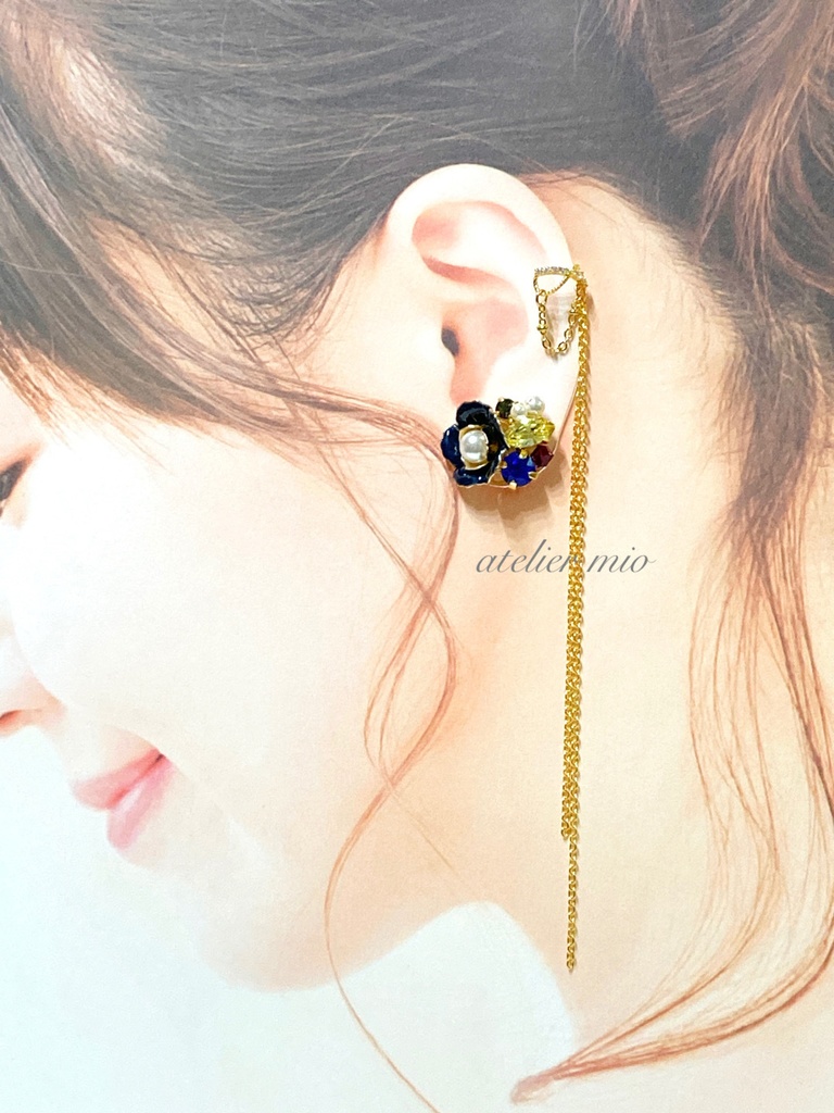 フラワービジュー耳飾り【刀剣乱舞】