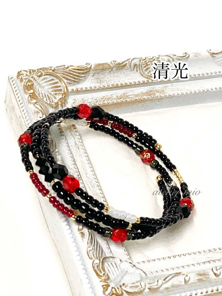 3連ワイヤーブレスレット【刀剣乱舞】