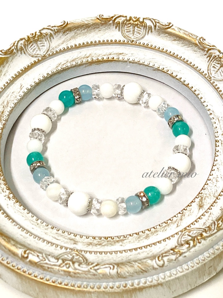 天然石ブレスレット16【刀剣乱舞】