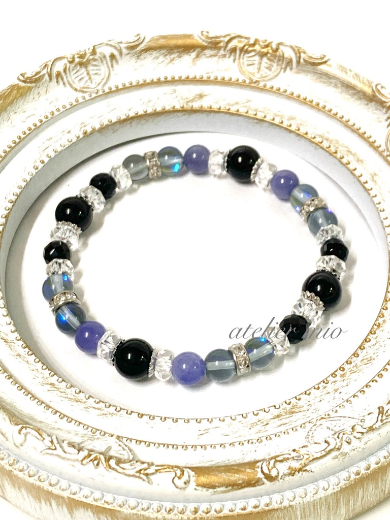 天然石ブレスレット16【刀剣乱舞】