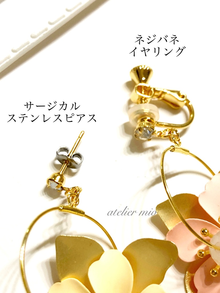 琉球刀 フラワーフープイヤーアクセサリー【刀剣乱舞】