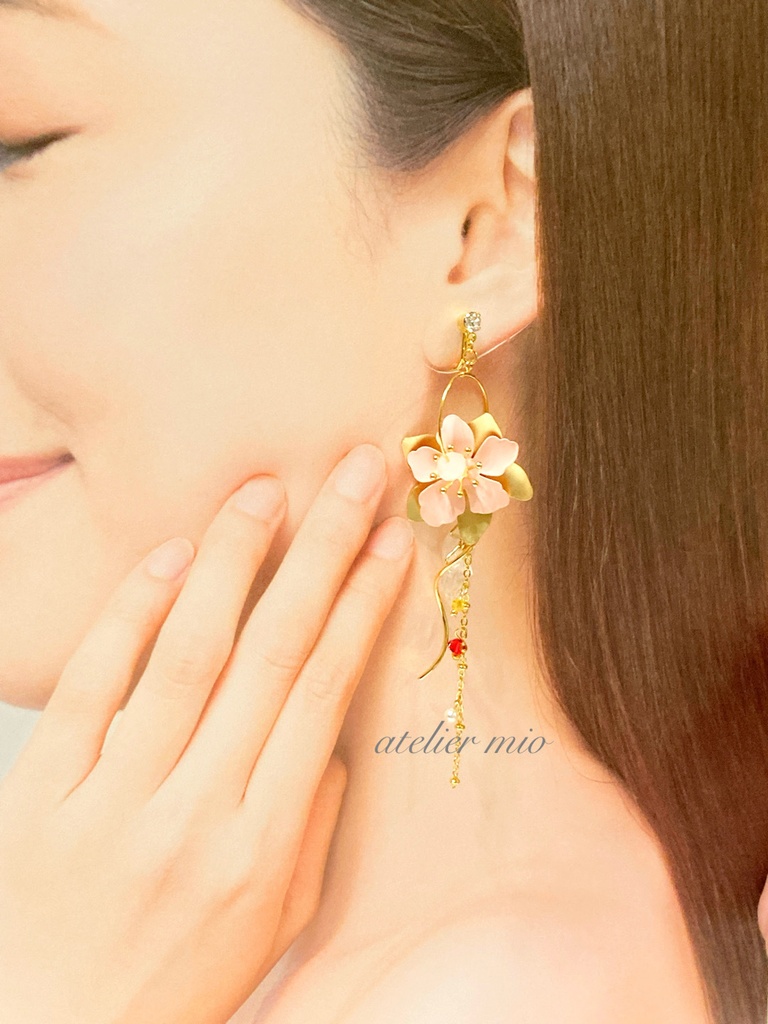 琉球刀 フラワーフープイヤーアクセサリー【刀剣乱舞】