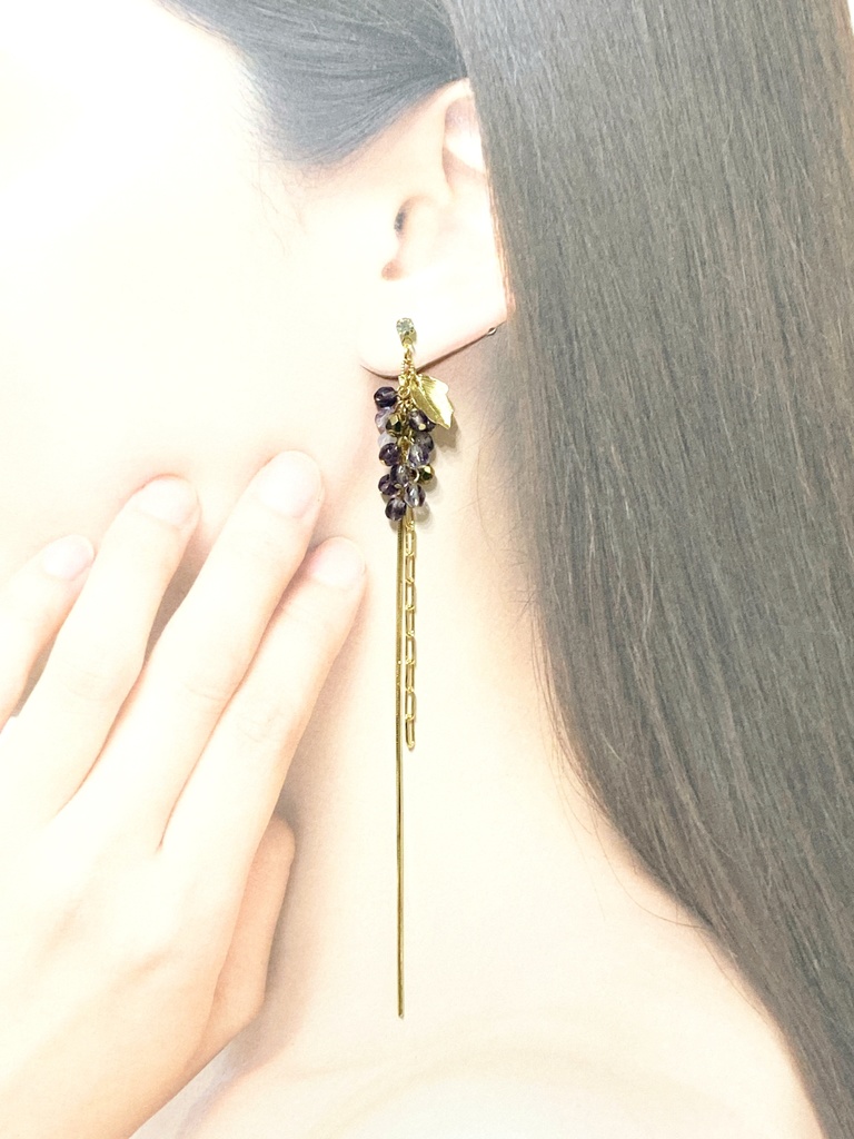 葡萄のイヤーアクセサリー【刀剣乱舞】