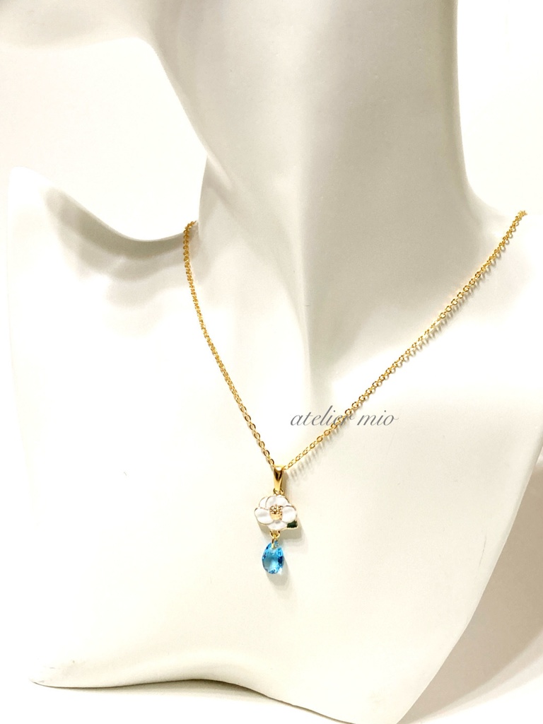 沖田組軽装イメージ 椿の耳飾りと首飾り【刀剣乱舞】