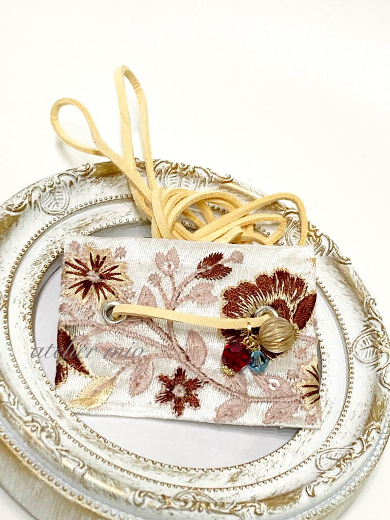 インド刺繍リボンのポニーフック【刀剣乱舞】