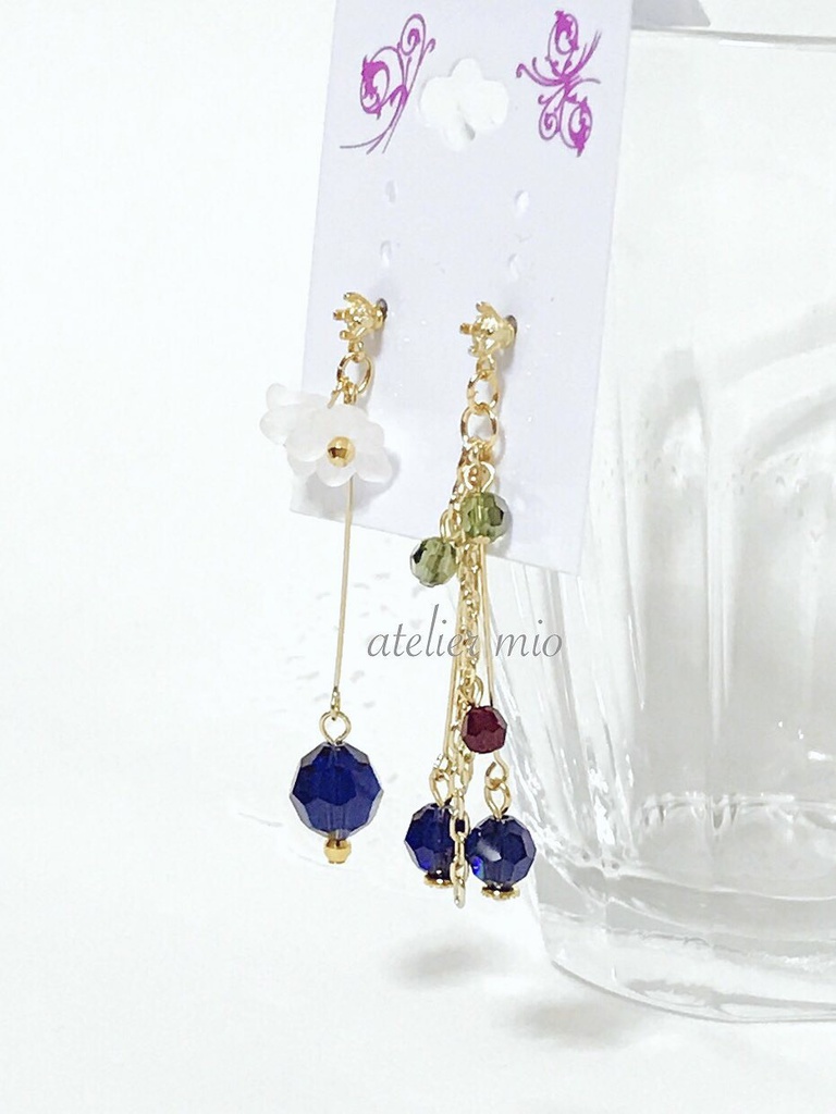 白花耳飾り/首飾り【刀剣乱舞】