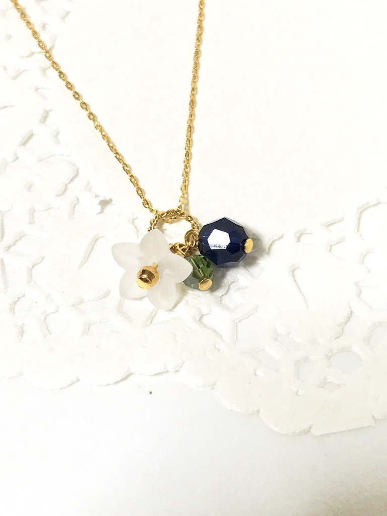 白花耳飾り/首飾り【刀剣乱舞】