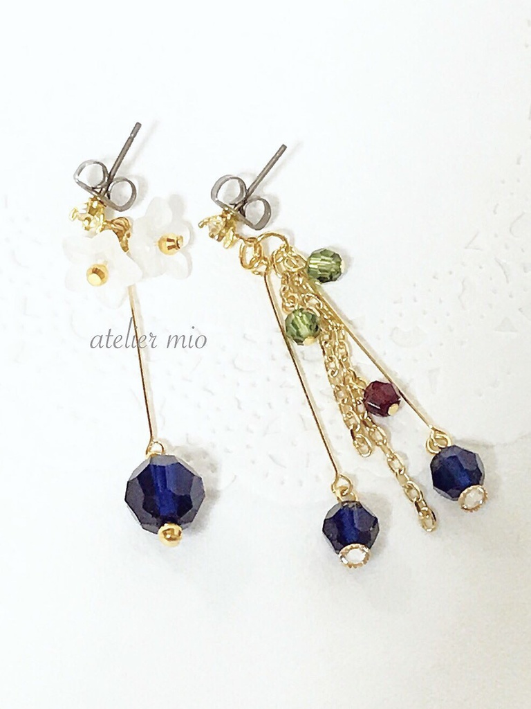 白花耳飾り/首飾り【刀剣乱舞】