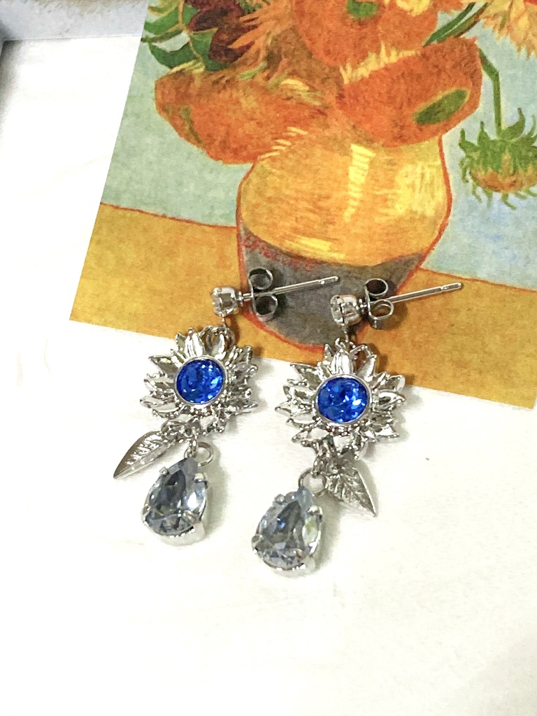 伯仲イメージ 向日葵の耳飾りと首飾り【刀剣乱舞】