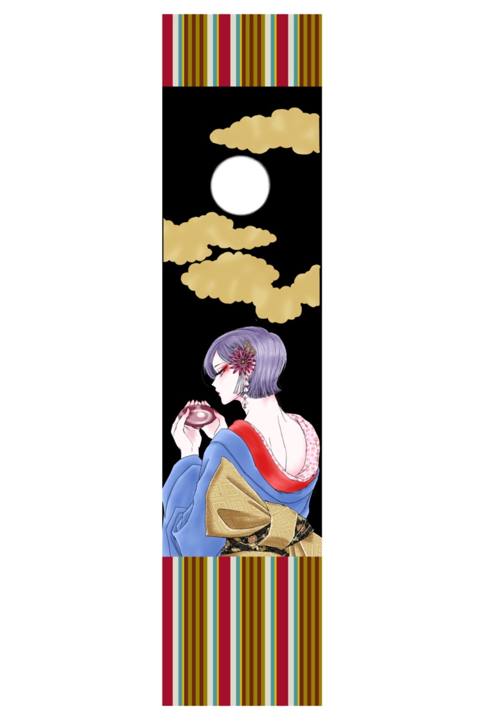 スライドミラー 花見酒