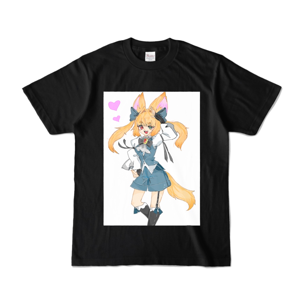 女の子 オリジナル Tシャツ ブラック