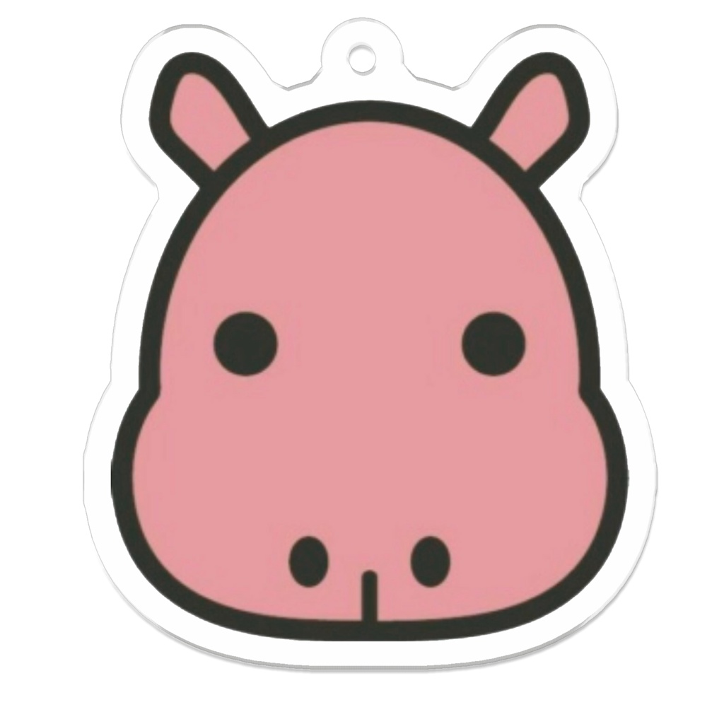 かば さん アクリルキーホルダー